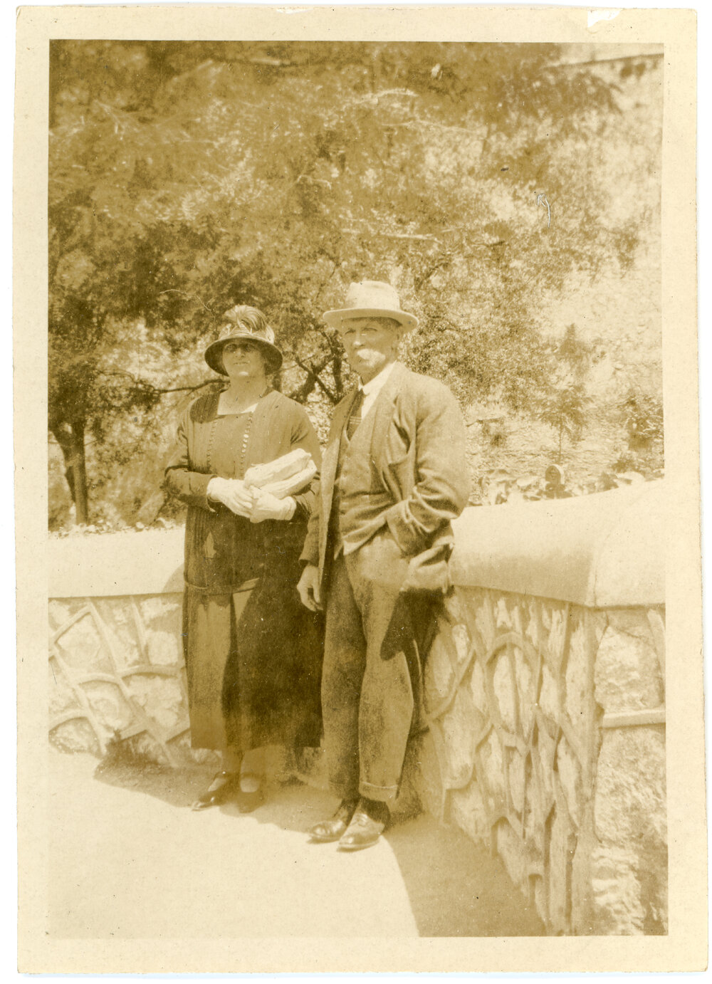 Unknown Couple On A Walk