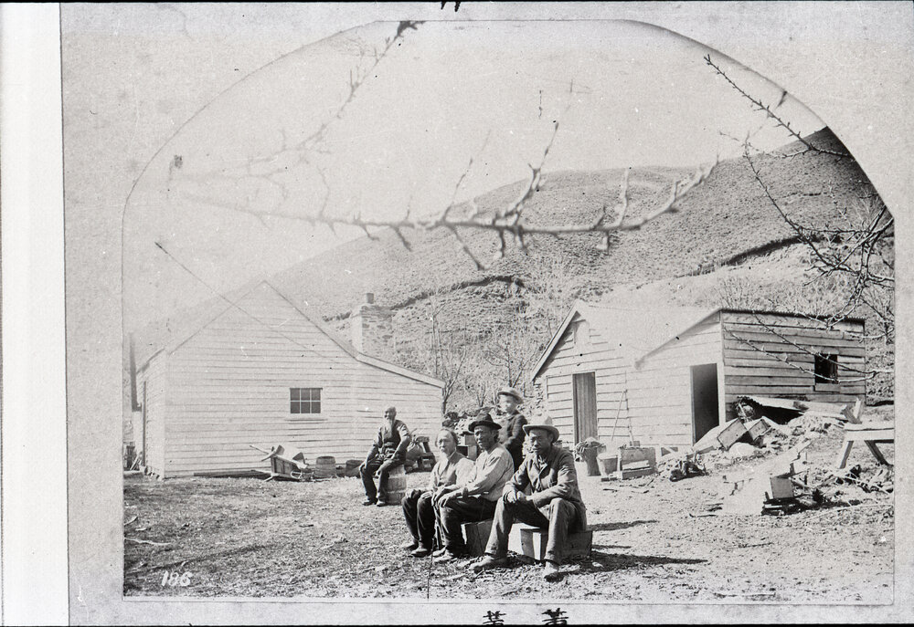 Wong Gong and Friends Outside His Store, Skipper's Point