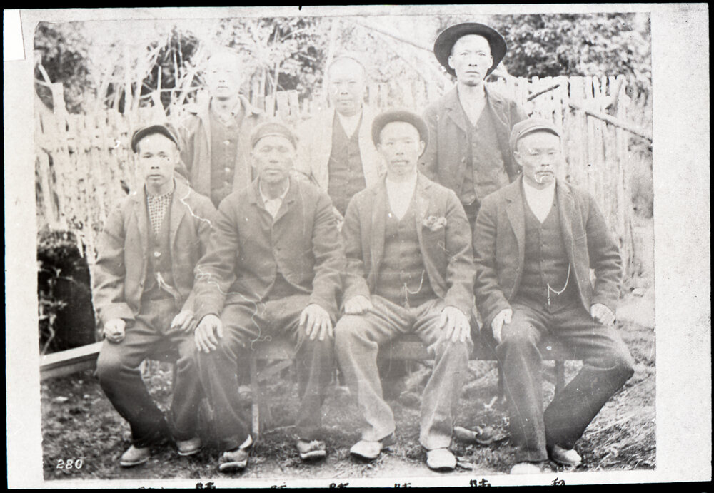 Group Of Chinese Miners At Orepuki, Southland
