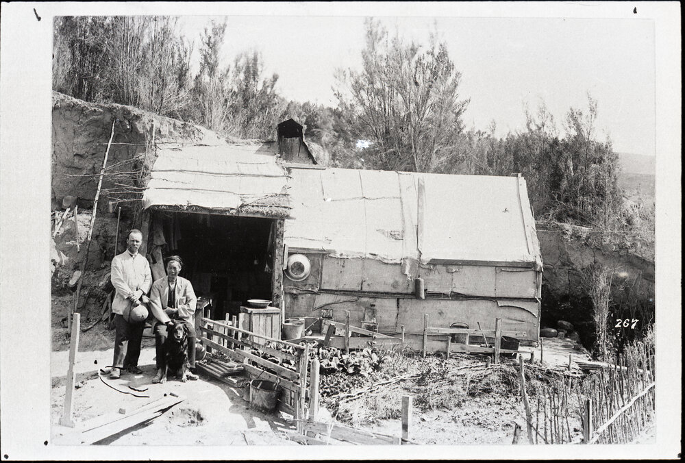 Rev Alexander Don And a Chinese Man At Old Terrace, Waikaia