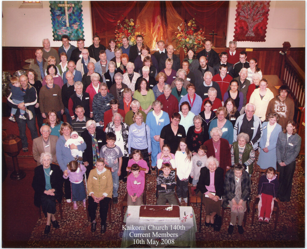 Current Members - Kaikorai Church 140th