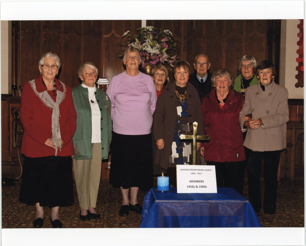 Kaikorai Church Members 1950s &amp; 1960s, 145th Anniversary