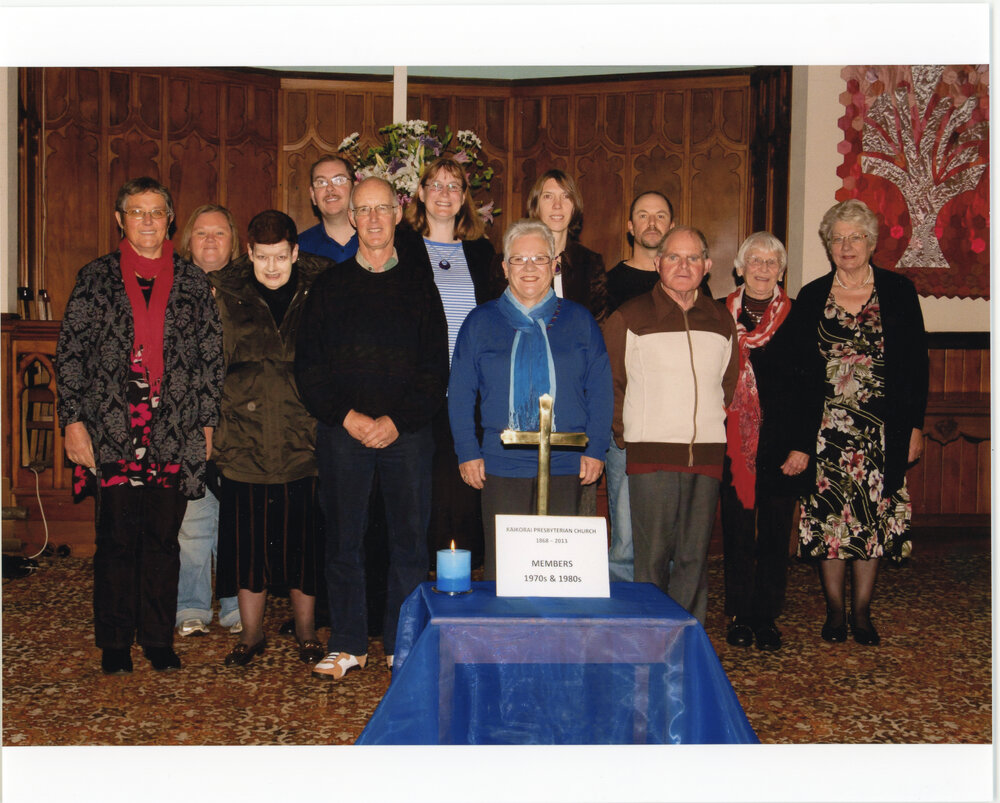 Kaikorai Church Members 1970s &amp; 1980s, 145th Anniversary