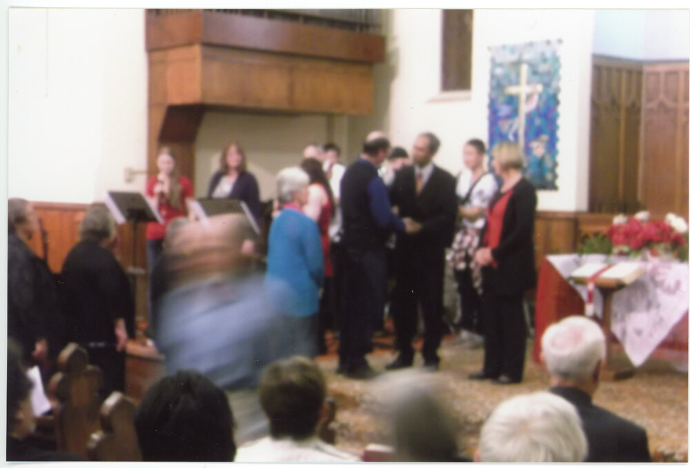 Induction Service for Rev J Daniel - Welcoming