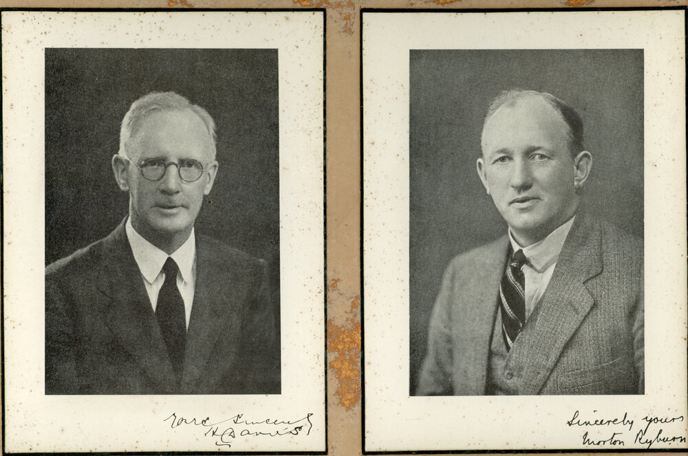 Double Portrait of Rev. Herbert Davies and Morton Ryburn.