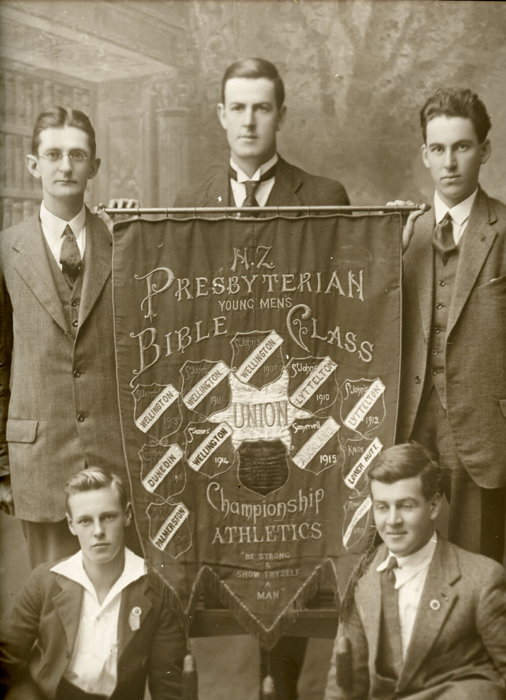 Five Bible Class Championship Athletics Winners