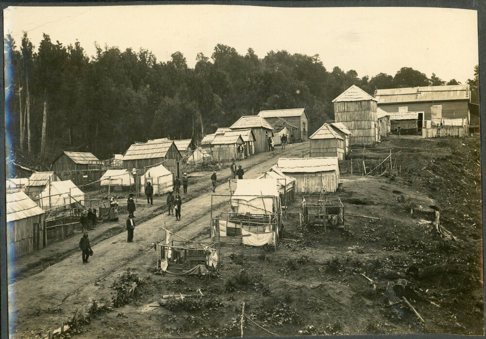 A Street In Maungapohatu In Former Days