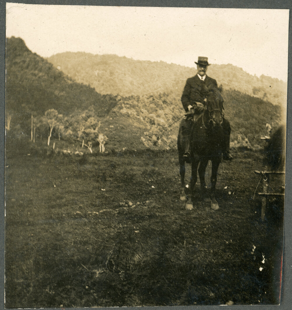 Rev W J Comrie On Horseback