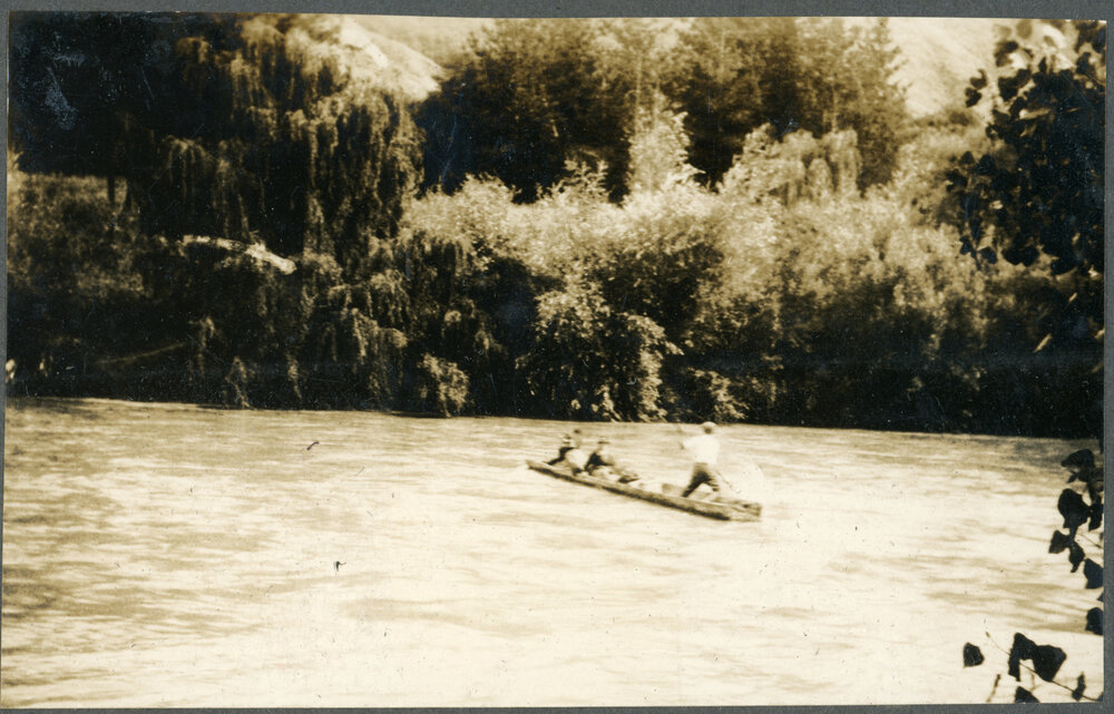 Crossing The River In Flood