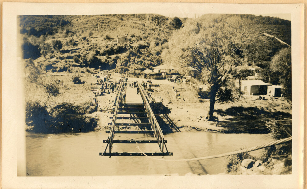 Launching The Bailey Military Bridge
