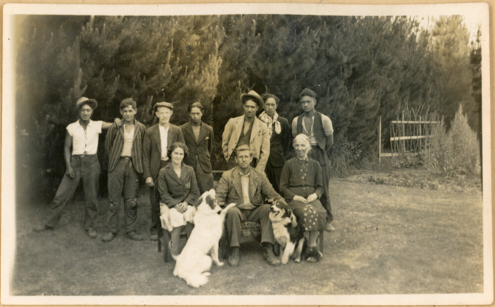 The Boys &amp; Staff, Shortly Before Mr &amp; Mrs Currie Left