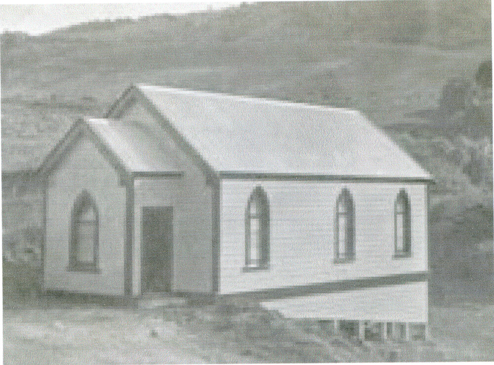 Photo of Historic Wakari Church on Page 1 of Timeline