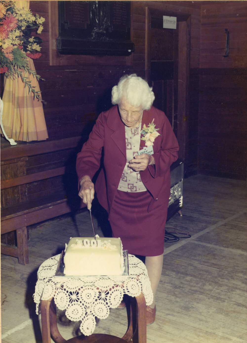 Cutting The 100th Anniversary Cake, Brighton Parish