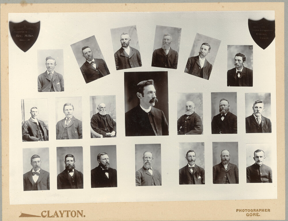 Waikaka Valley - Kirk Session, 1899