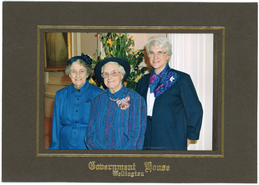 Sr Maisie Queale at Government House, 1994