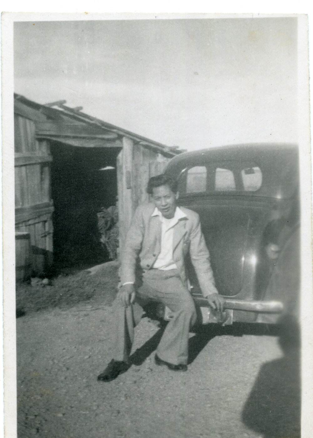 Ivan Ng outside King Brothers Ashburton