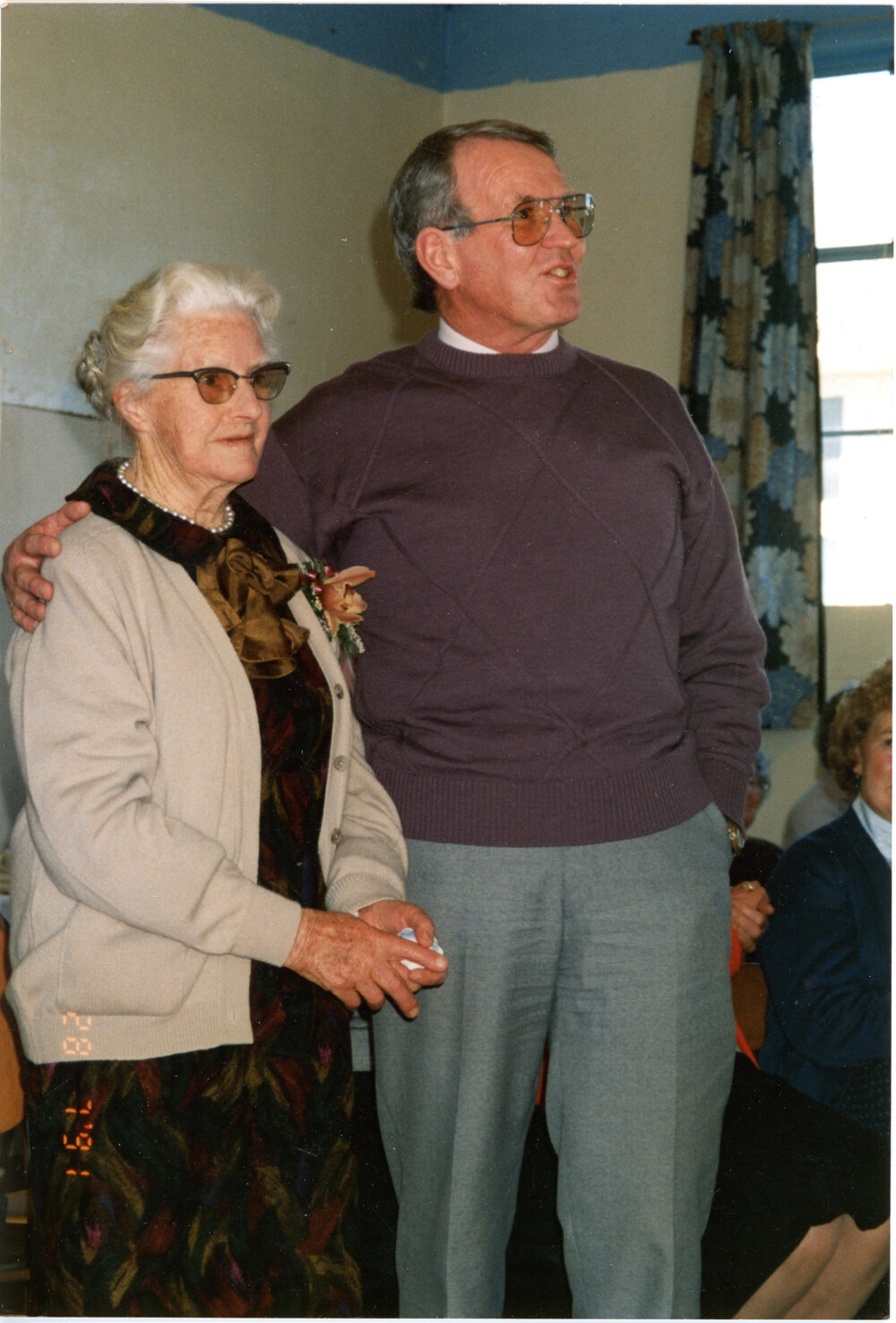 Sr Maisie Queale with Fleming Robertson