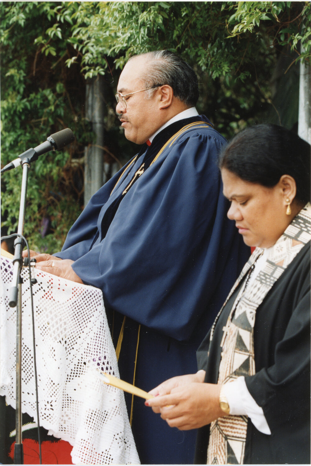 Rev Setefano  and Rev Ropeti At The PIC Inauguration