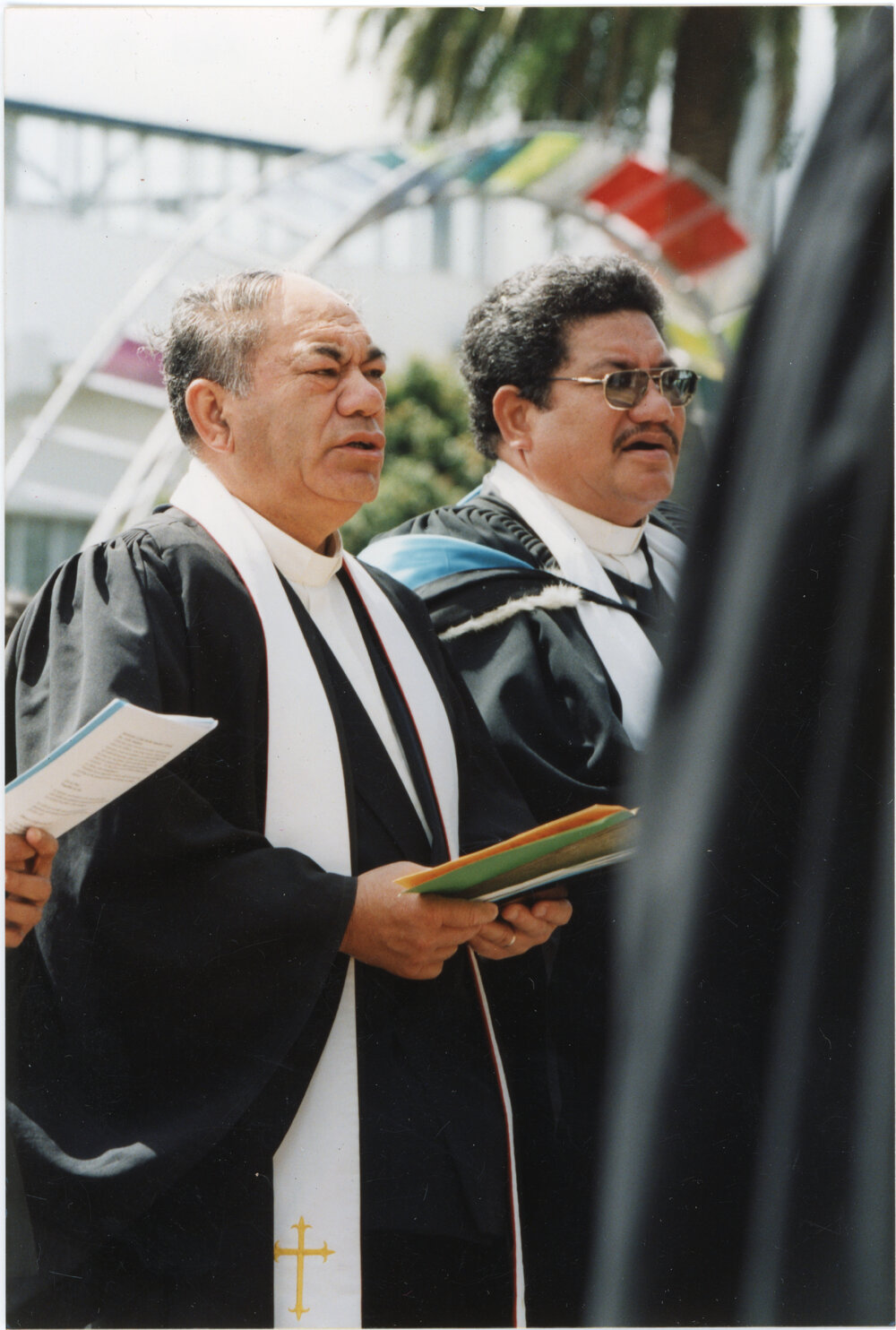 Rev Cuthers And Rev Tavelia At The PIC Inauguration