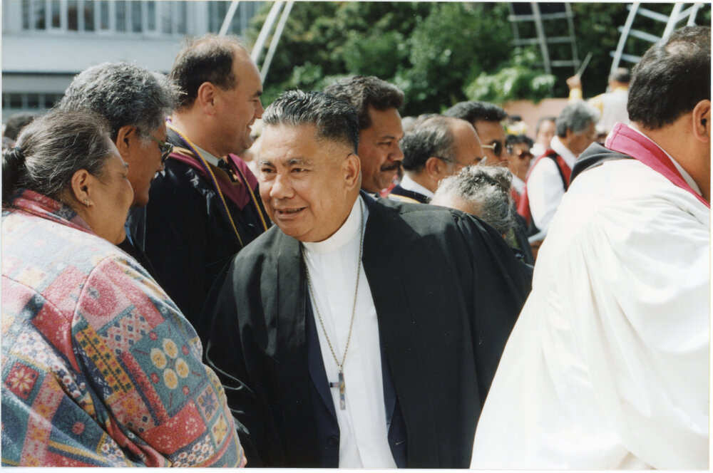 Greeting One Another During The PIC Inauguration