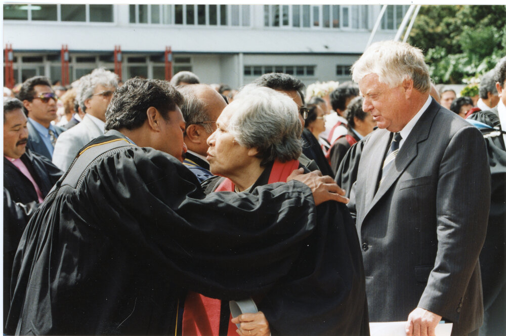 Greeting One Another During The PIC Inauguration
