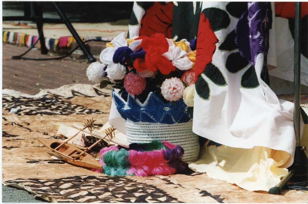Closeup of Items In Front Of Podium at PIC Inauguration