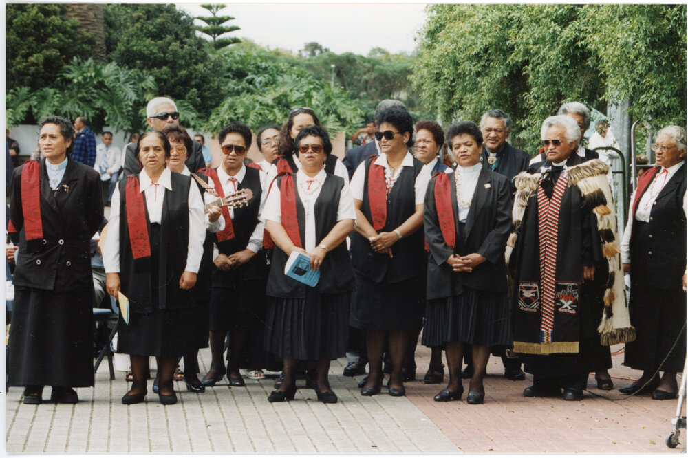 Māori Synod Singers at PIC Inauguration, Nov 1998