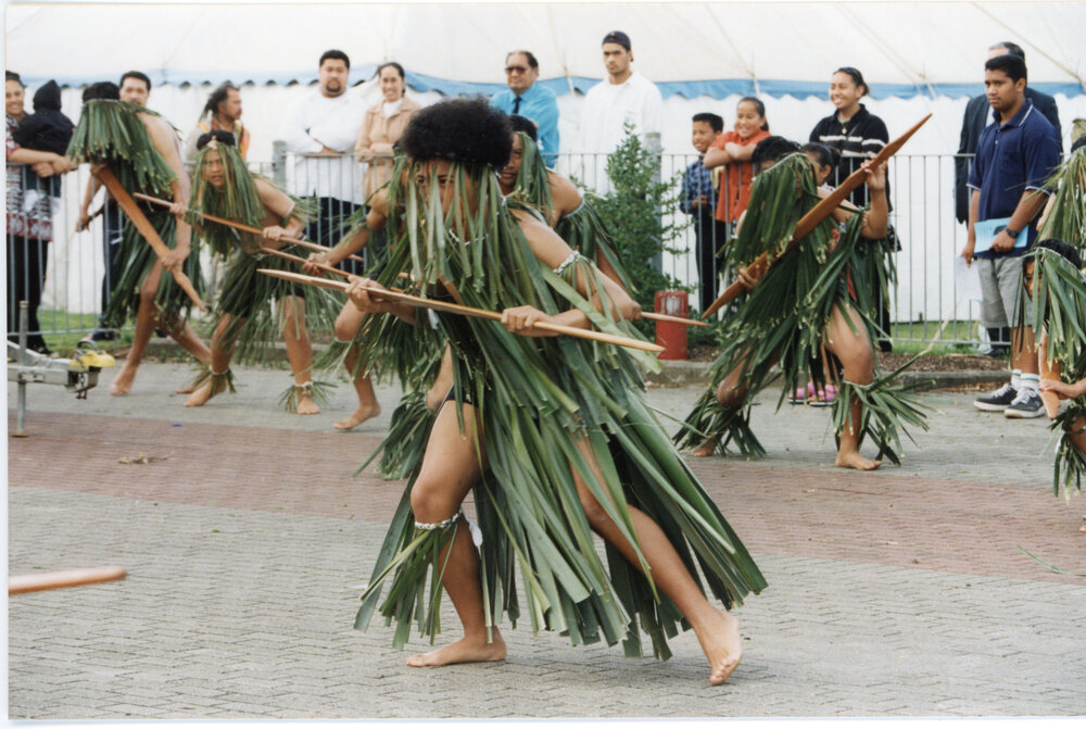 Niuean Takalo Welcoming Visitors to the PIC Inauguration