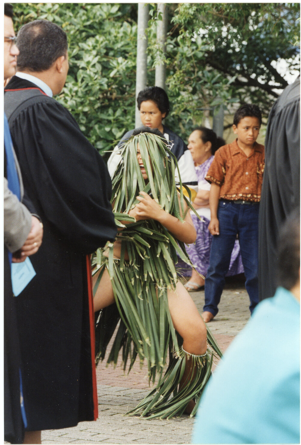 Niuean Takalo Welcoming Visitors to the PIC Inauguration