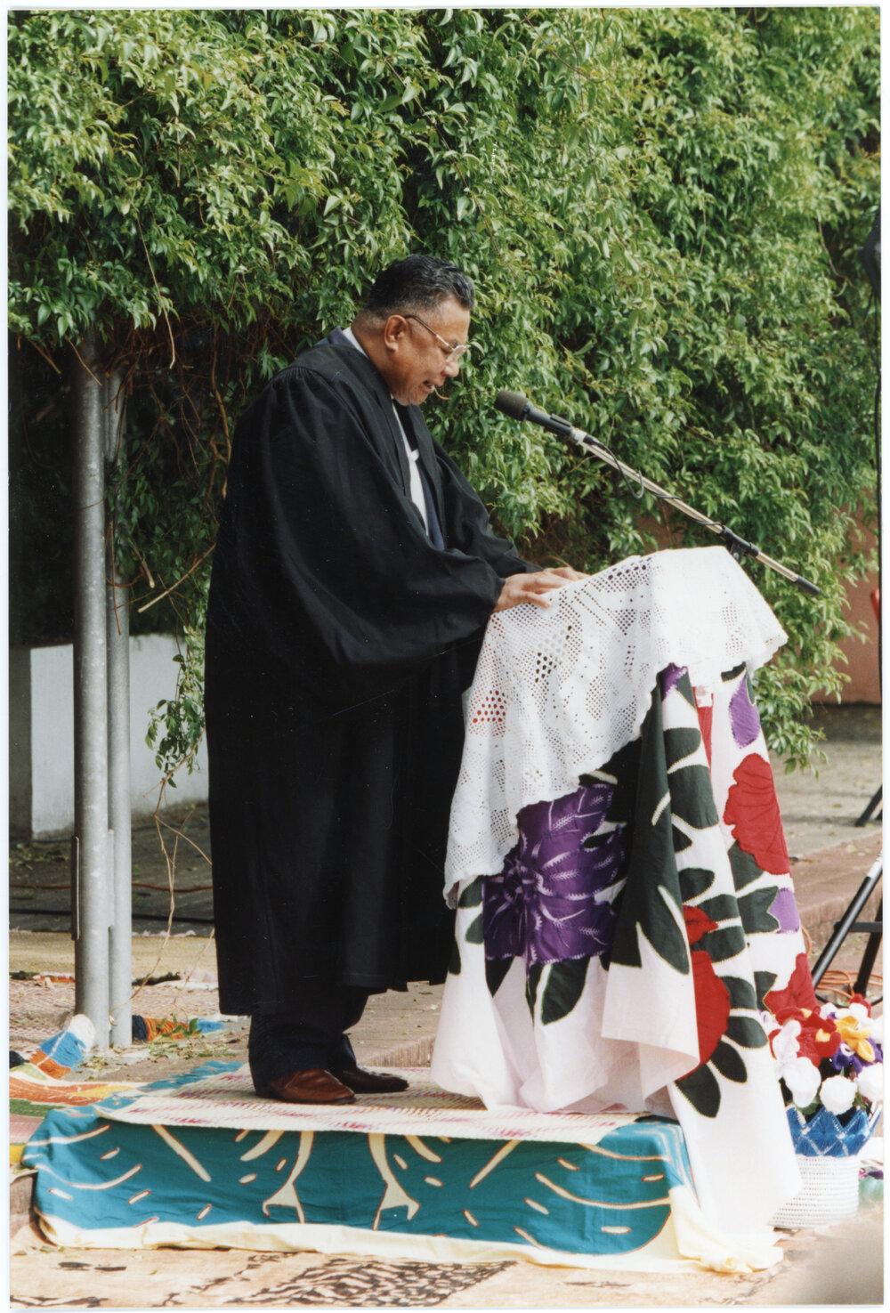 Minister At The PIC Inauguration Podium