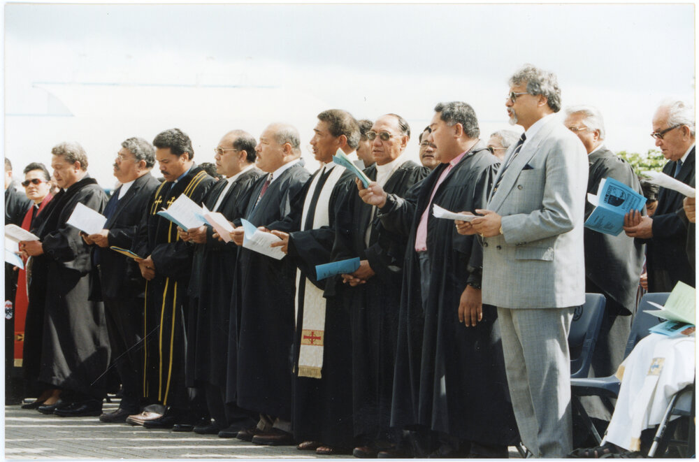 Dignitaries and Clergy At Inauguration