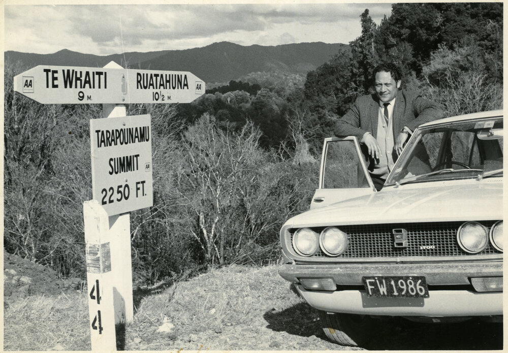 Rev. Tom Hawea in the Urewara Country
