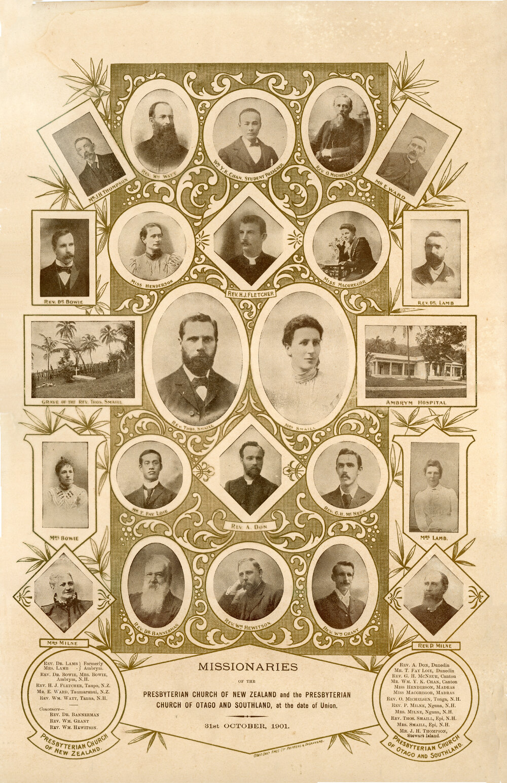 Missionaries At The Time Of Union.