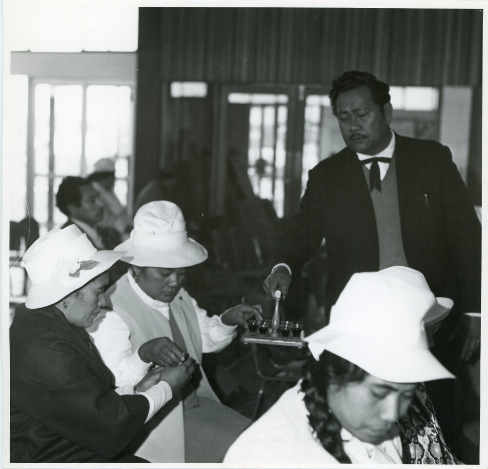 Serving Communion - PIC Managers