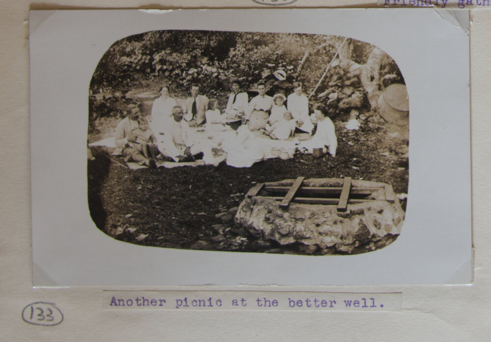 White picnic on Tongoa beside The Well.