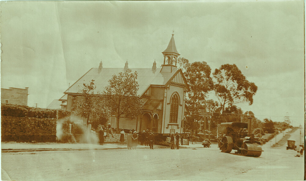 Moving Mt Albert Church Along Mt Albert Road
