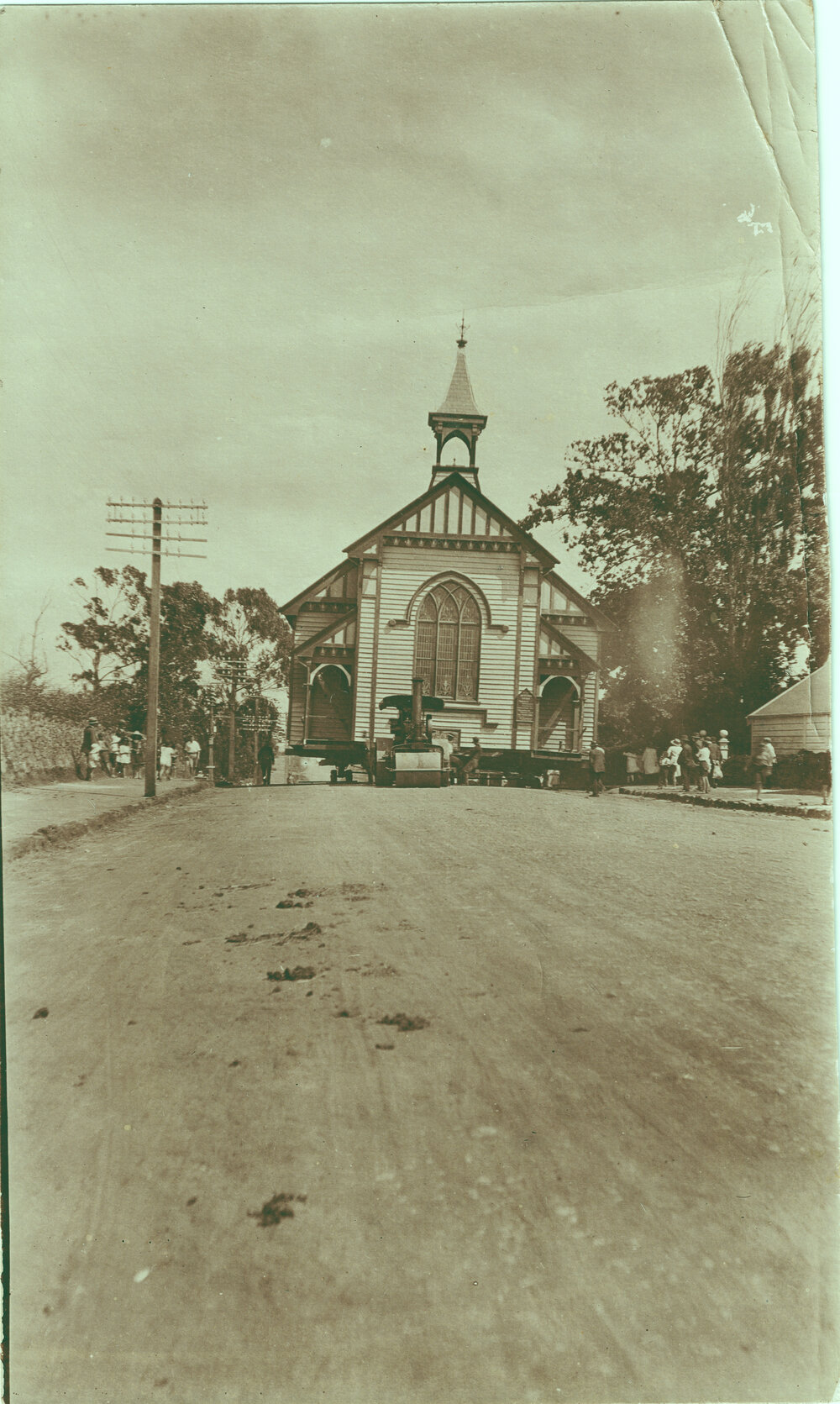 Moving Mt Albert Church Along Mt Albert Road