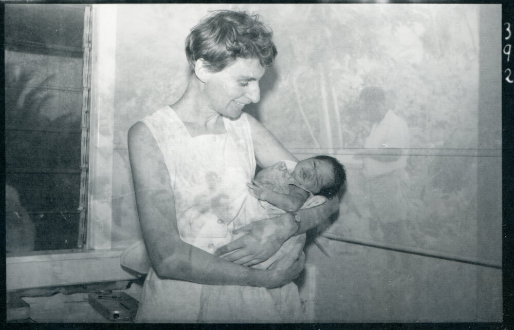 Sr M. Walls &amp; baby