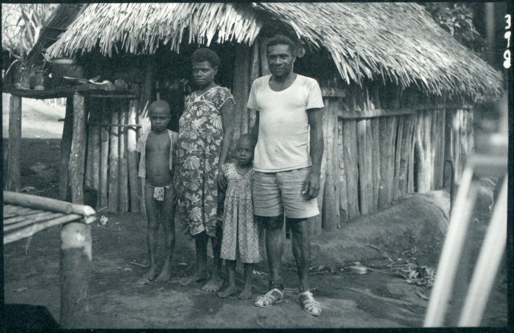 Native family at Visina