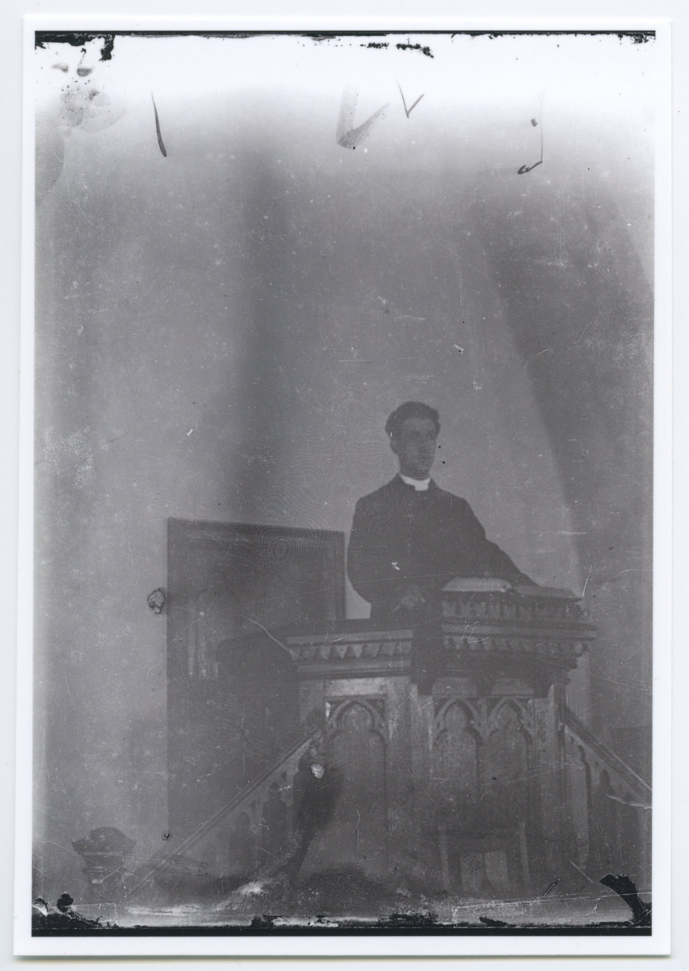 Rev. McCosh in East Taieri pulpit