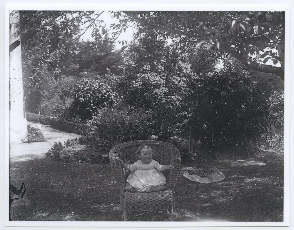 McCosh child in manse garden(?)