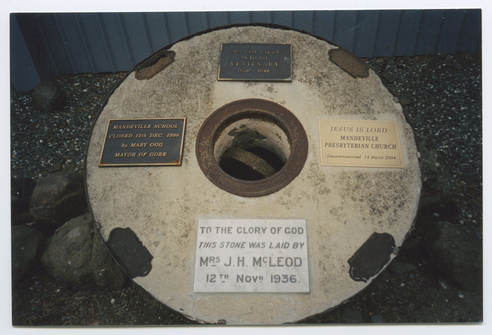 Old millstone at Mandeville