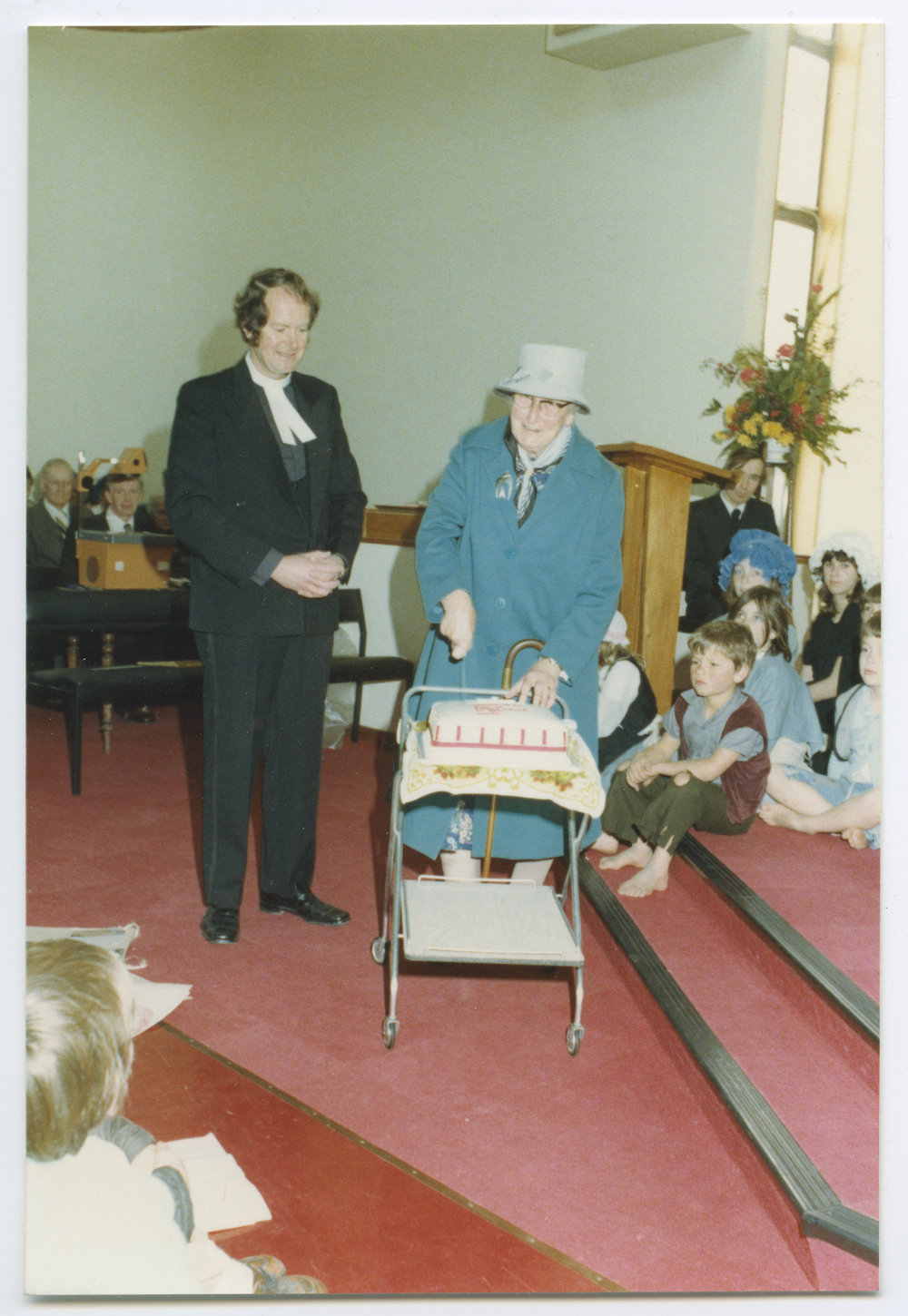 Cutting the cake