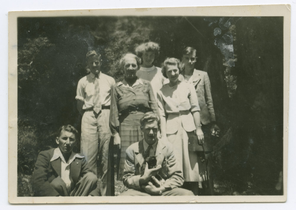 Bible Class group at Lewis Pass
