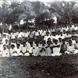 Group photograph of native New Hebrideans