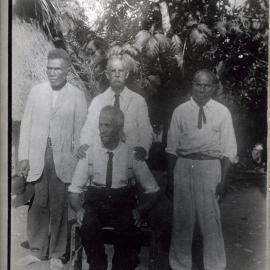 Group photograph of missionaries and elders