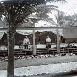 Rev. J. N. and Mrs. McKenzie on Rev. Watt's verandah