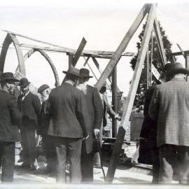 Laying of foundation stone ceremony, Ashburton