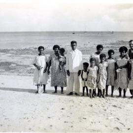 Group photograph on the beach