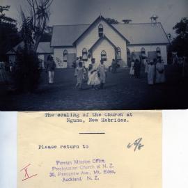 The church at Nguna